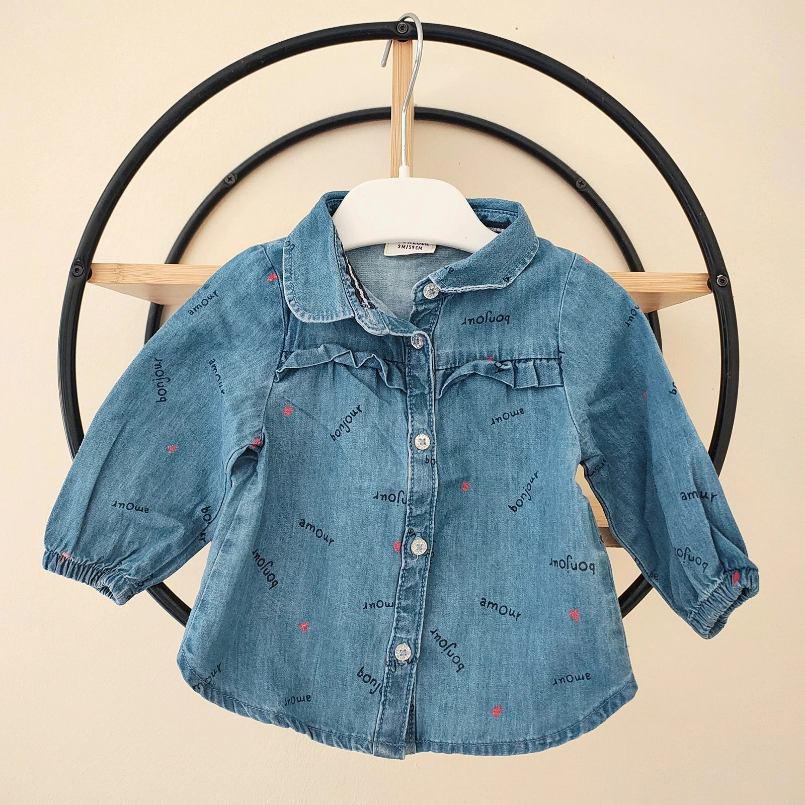 3 mois chemise tape a l'oeil ( taille 3-6 Mois)